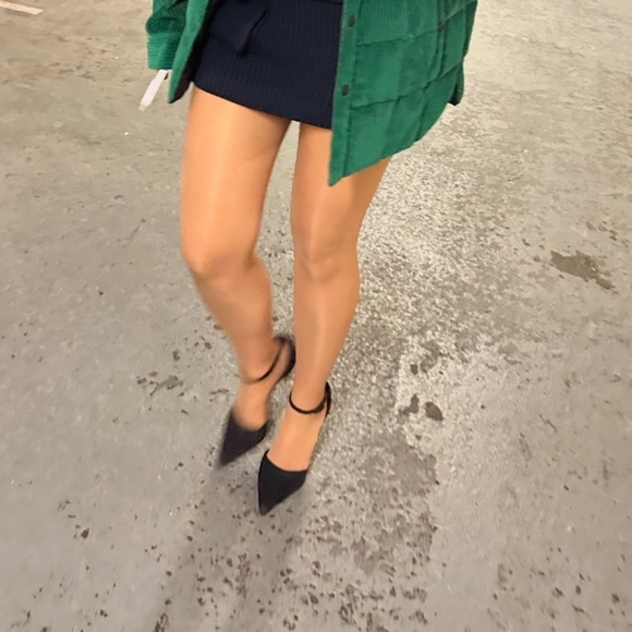 Christian Louboutin Astrids Bride Black Suede Heels - Picture 12 of 14